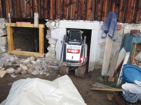 Terrassement intérieur