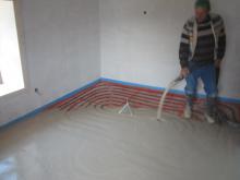Chape liquide / anhydrite